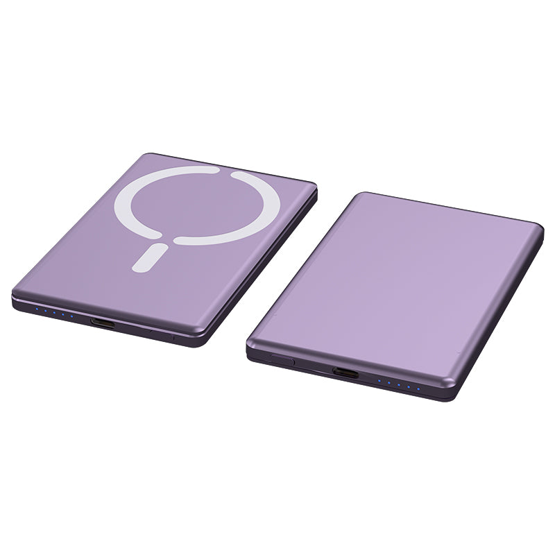 10,000mAh Ultra-thin Magnetic Power Bank Aluminum Alloy