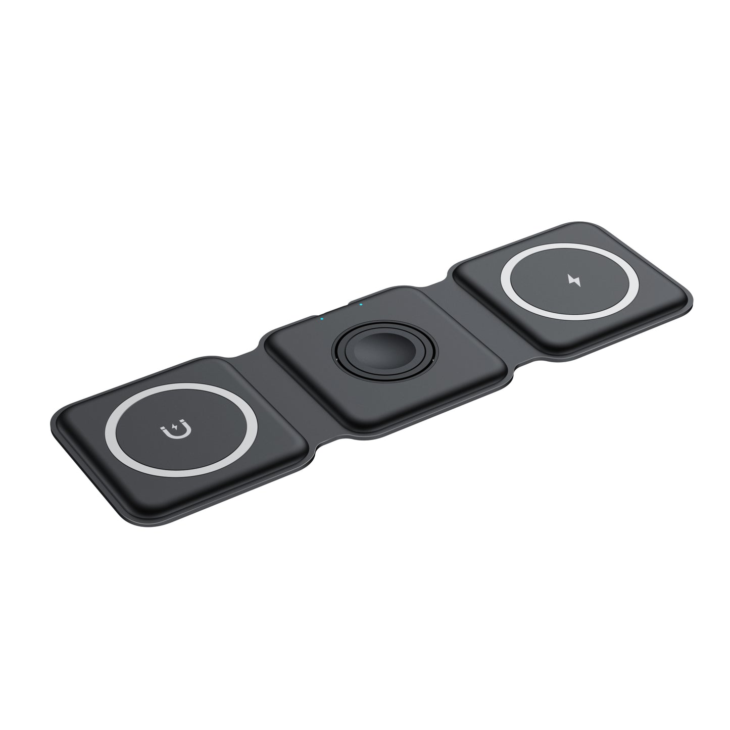 Foldable 3-in-1 Wireless Charger for iPhone, Watch, AirPods