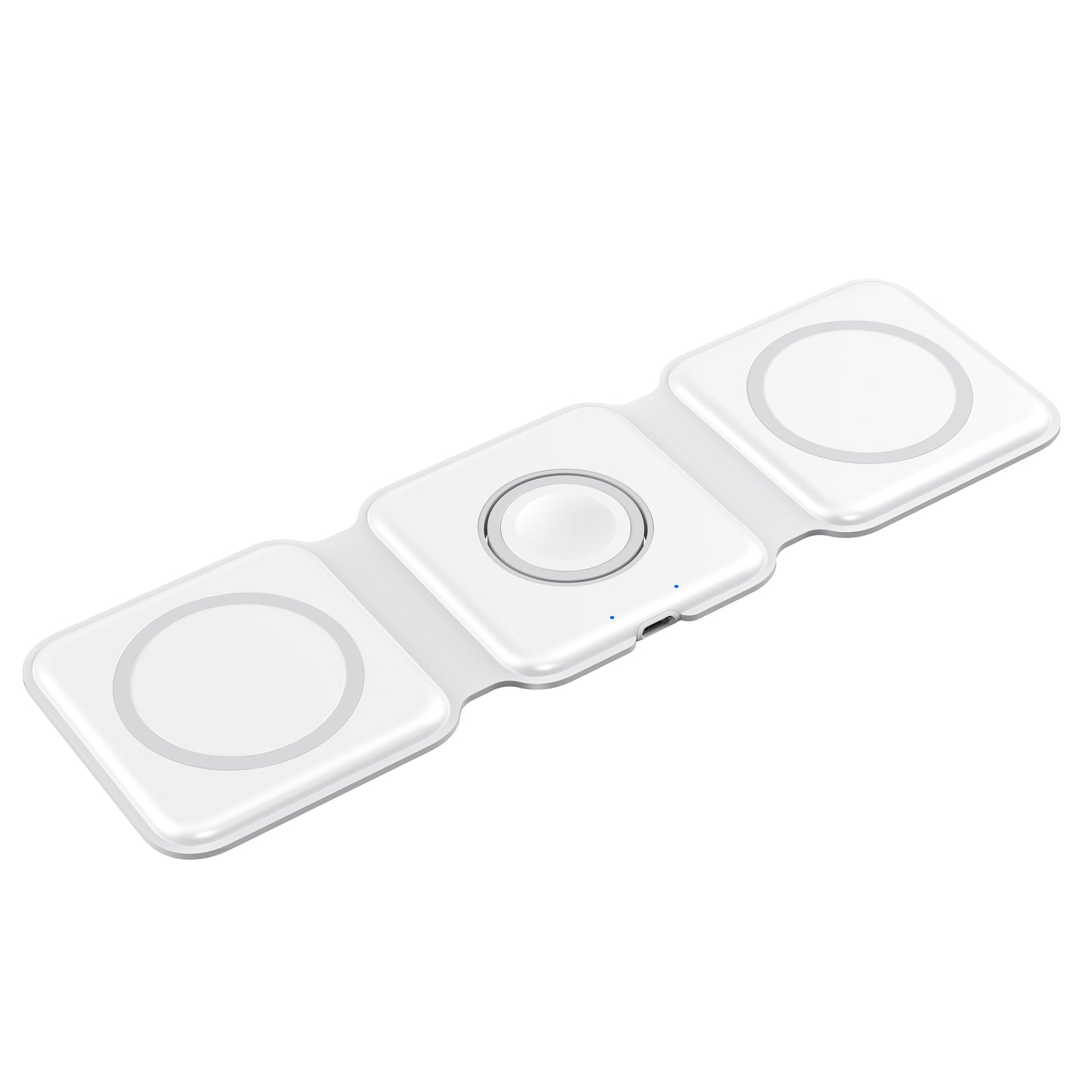 Foldable 3-in-1 Wireless Charger for iPhone, Watch, AirPods