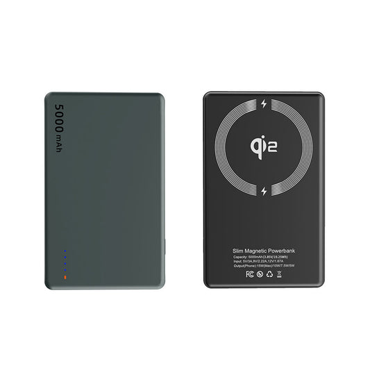 5000mAh Ultra-Thin Portable Magnetic Power Bank