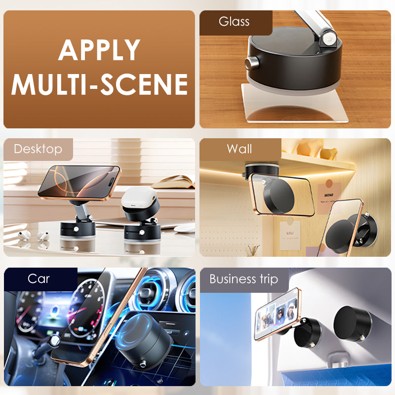 Foldable Adhesive Magnetic Car Mount
