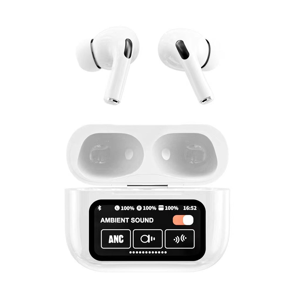 ANC Smart Screen Bluetooth Headphones with APP