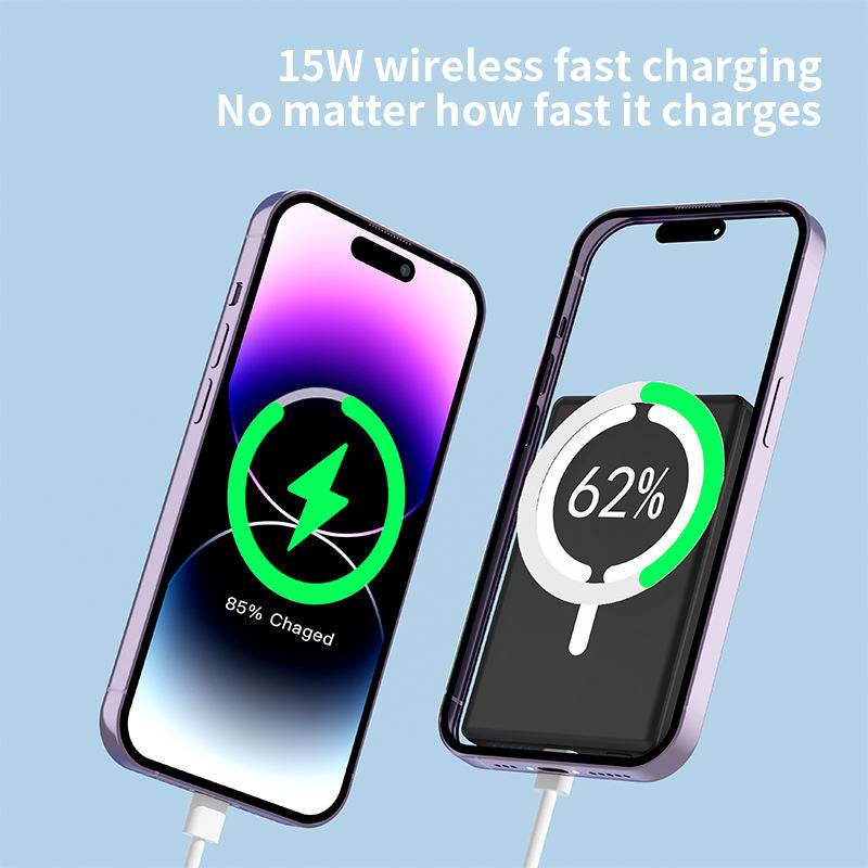 10,000mAh Ultra-thin Magnetic Power Bank Aluminum Alloy