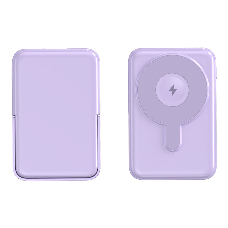 10000mAh Magnetic Power Bank with Phone Stand and Digital Display