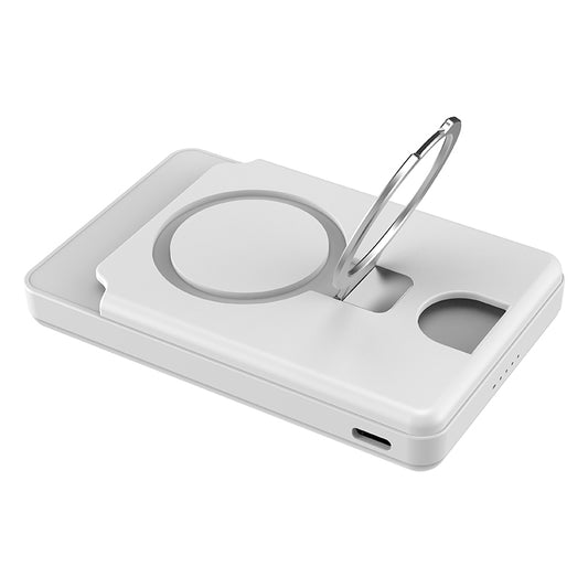 5000mAh Magnetic Power Bank with Holder and Card Bag