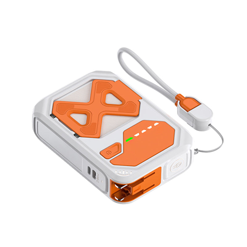 5000mAh MagSafe Power Bank with Stand Plug Lanyard Cable