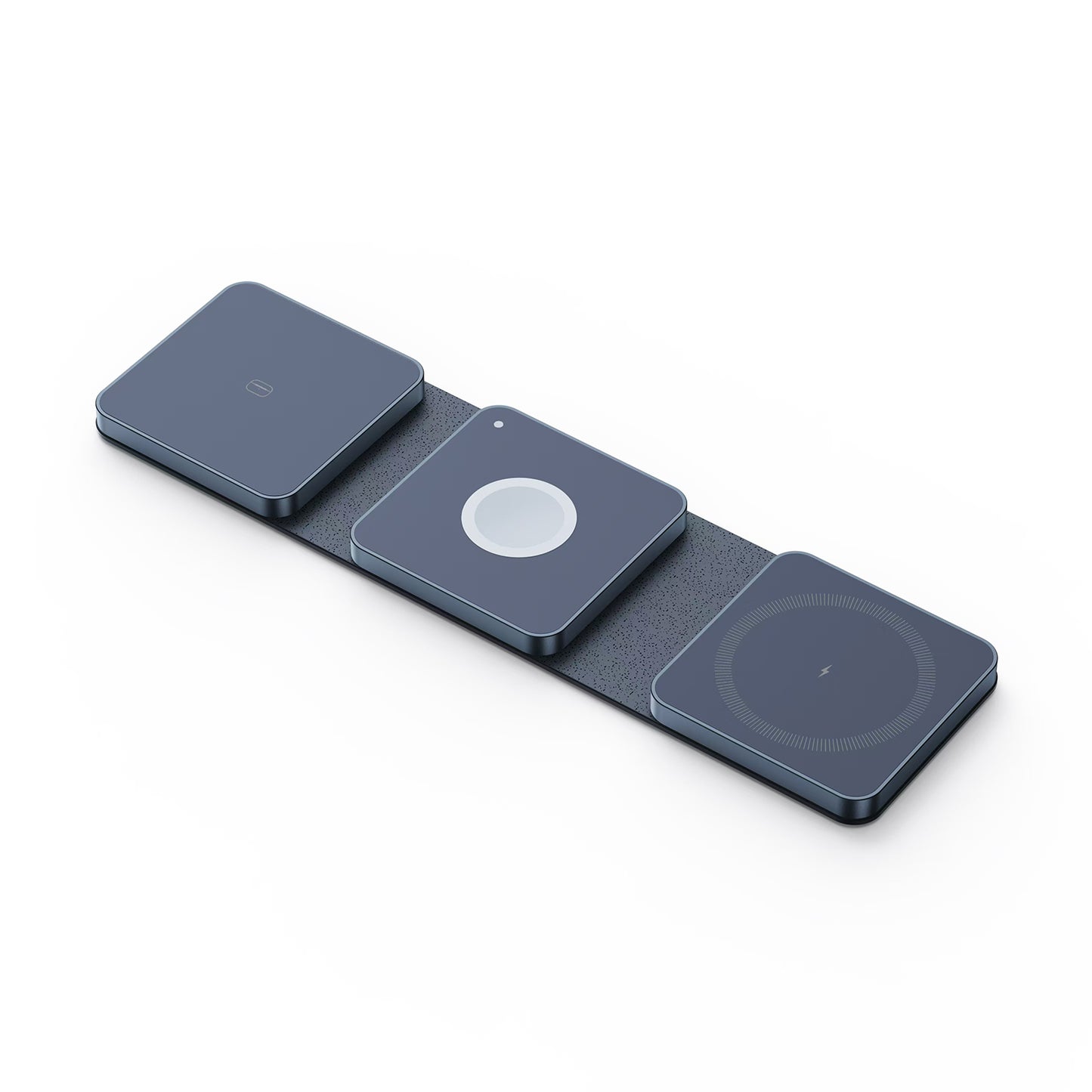 Leather 3-in-1 Foldable Wireless Charger