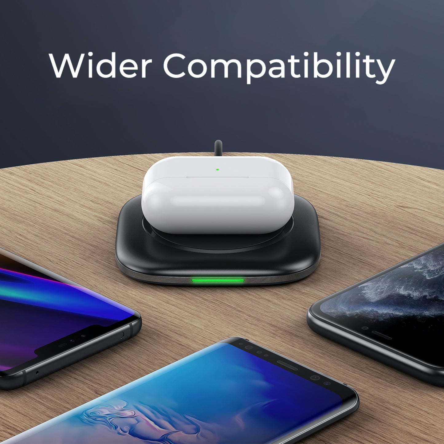 15W Square Wireless Charger Pad