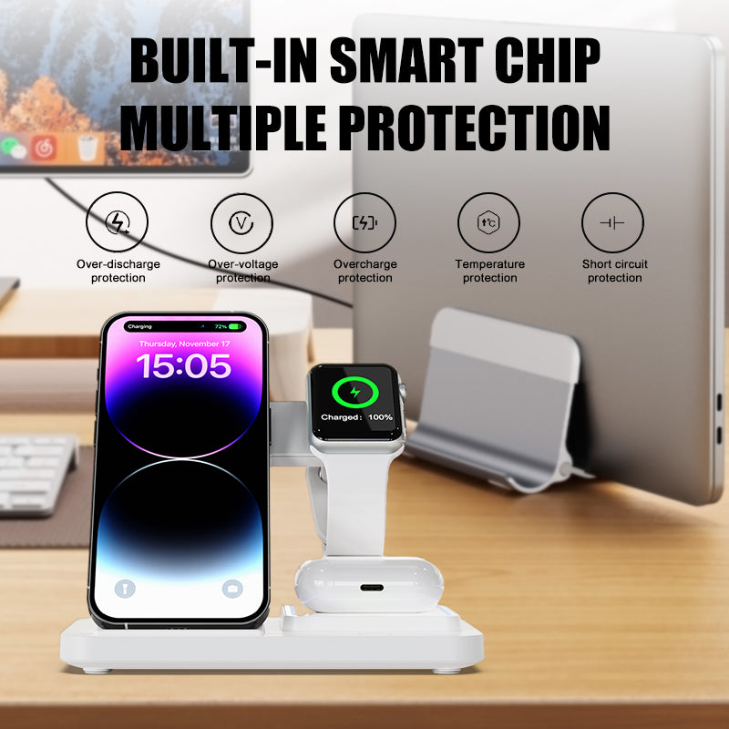 3-in-1 15W Foldable Wireless Charger
