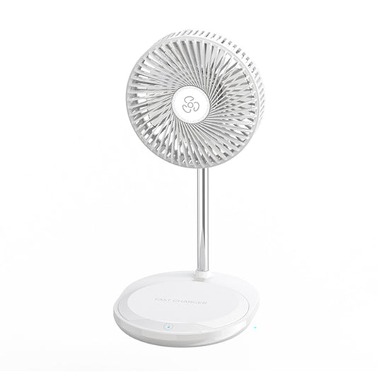 High Quality Mini Portable Fan Rechargeable Hand Fan Usb Desktop Fan With Wireless Charger