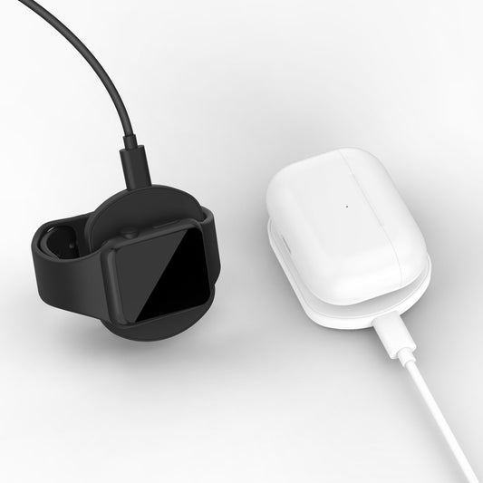 3 in 1 Portable Magnetic Wireless Charger Phone Holder 15W for iPhone 14/14 Pro/Mini Airpods 2/3/Pro iWatch Series