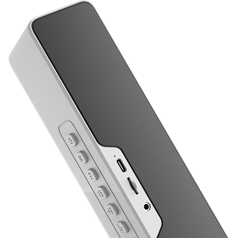 TWS Portable Wireless Speaker 2400mAh 3D Surround Computer Loudspeaker Sound Box TF Card FM AUX 3.5