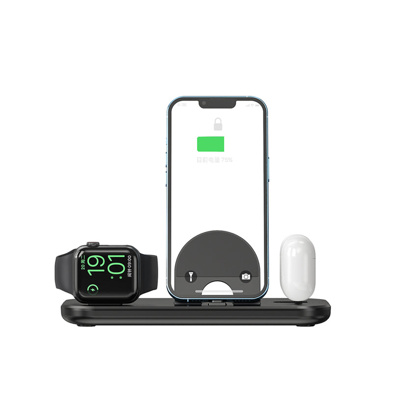 Foldable 3-in-1 Wireless Charger