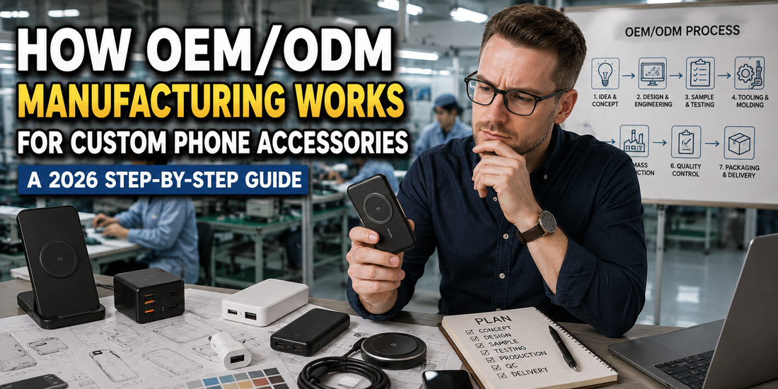 How OEM/ODM Manufacturing Works for Custom Phone Accessories: A 2026 Step-by-Step Guide