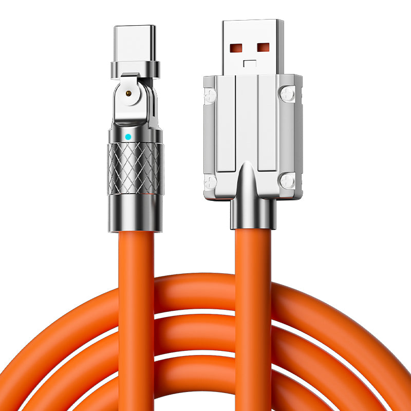 Geek Data Cable 180-Degree Rotation 6A Data Fast Charge Cable