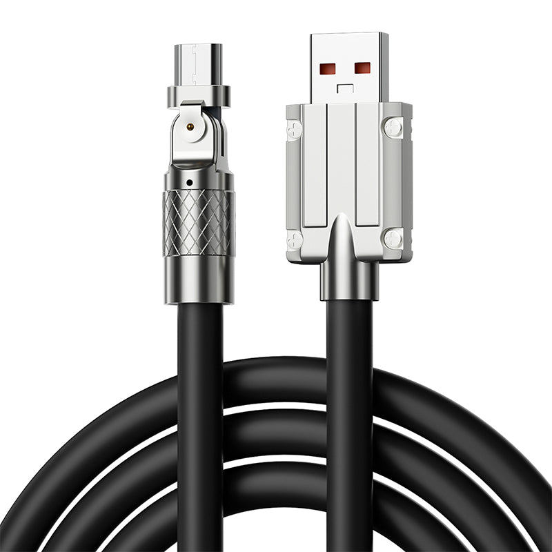 Cable Routing For 180 Rotation Geek Data Cable 180-Degree Rotation 6A Data Fast Charge Cable – BHDTech