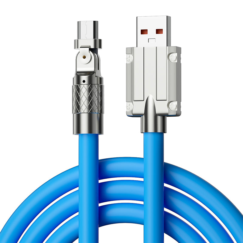 Geek Data Cable 180-Degree Rotation 6A Data Fast Charge Cable