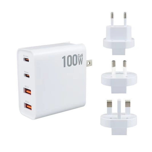 QC USB PD multi port 100W universal wall charger