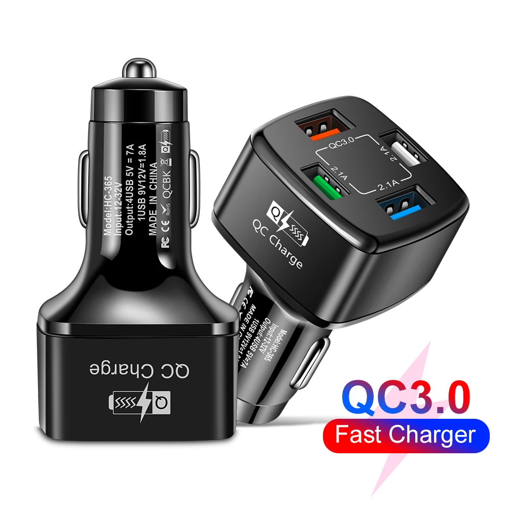 QC3.0 USB Fast Charging Car Charger