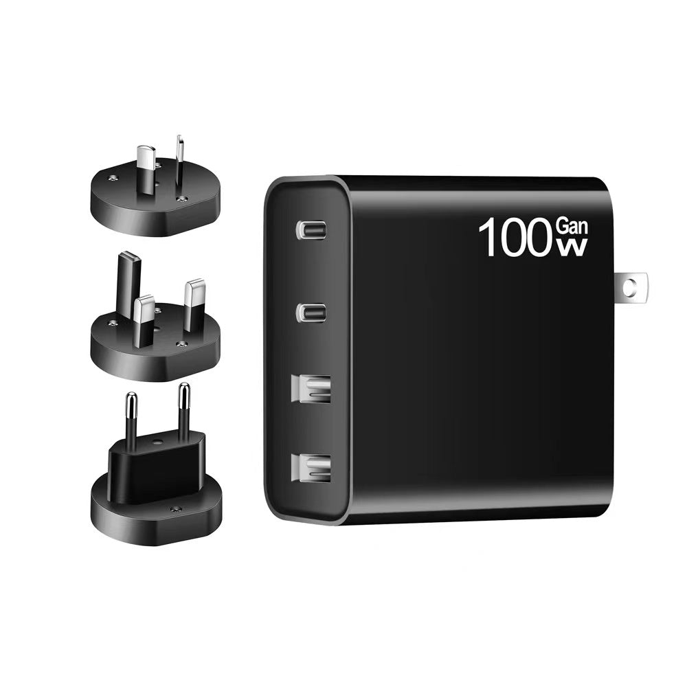 QC USB PD multi port 100W universal wall charger