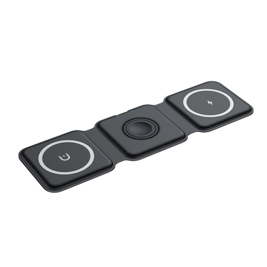Foldable 3-in-1 Wireless Charger for iPhone, Watch, AirPods