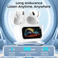 ANC Smart Screen Bluetooth Headphones with APP