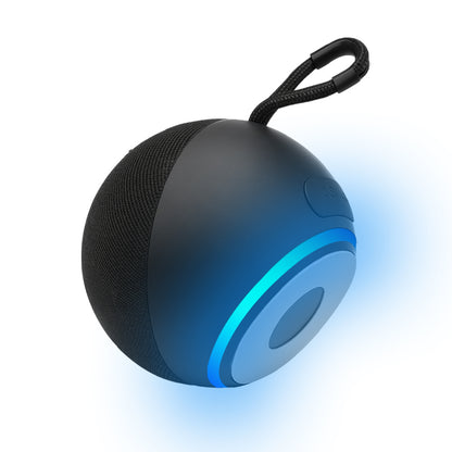 Portable Bluetooth Speaker with Strap and Light