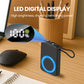 10000mAh Thin Portable Magnetic Power Bank with Strap