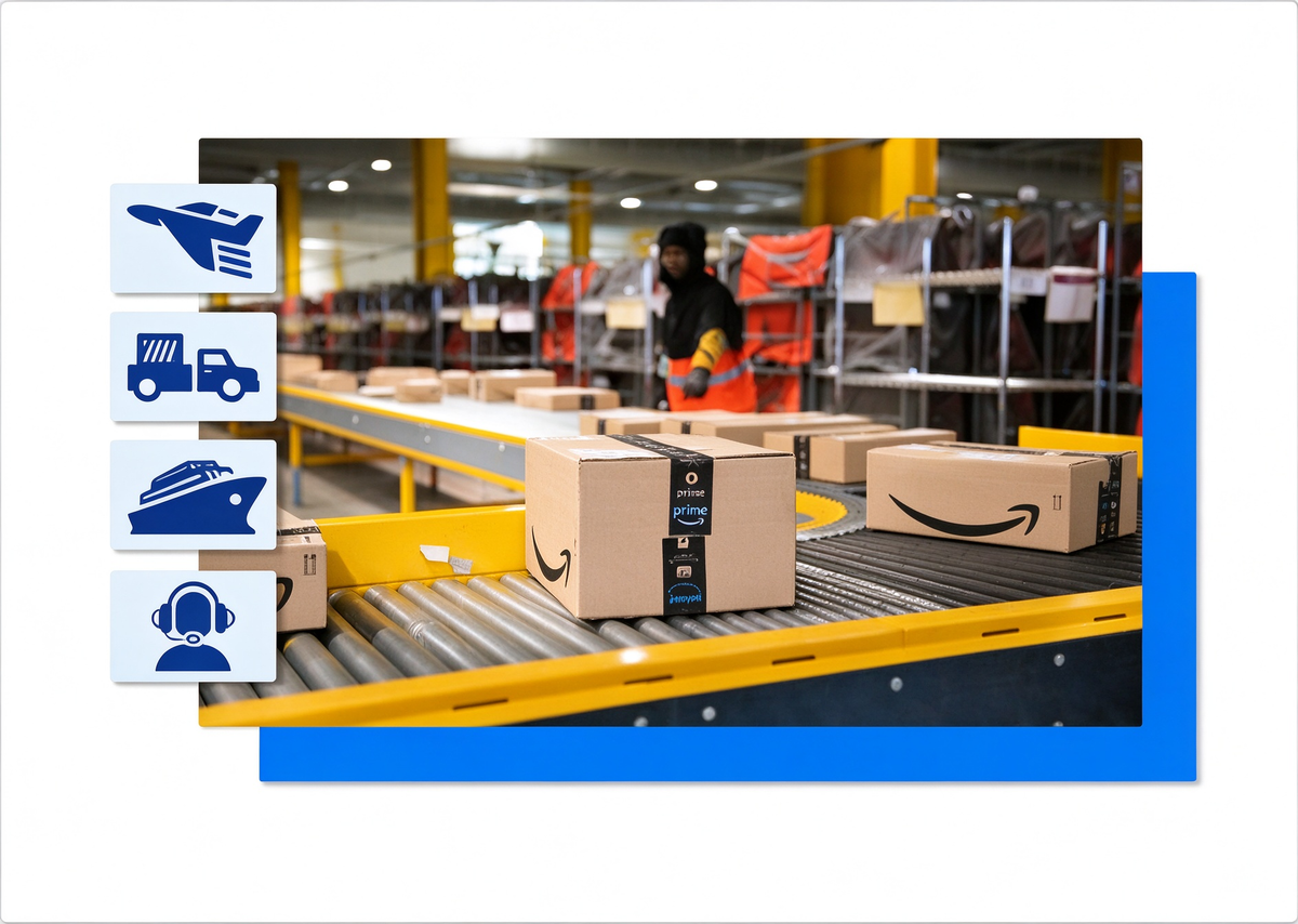 Combined Transportation to Amazon Warehouse