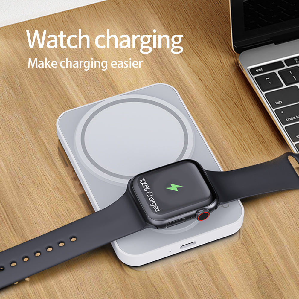 2-in-1 Magnetic Power Bank for Phones & Watches