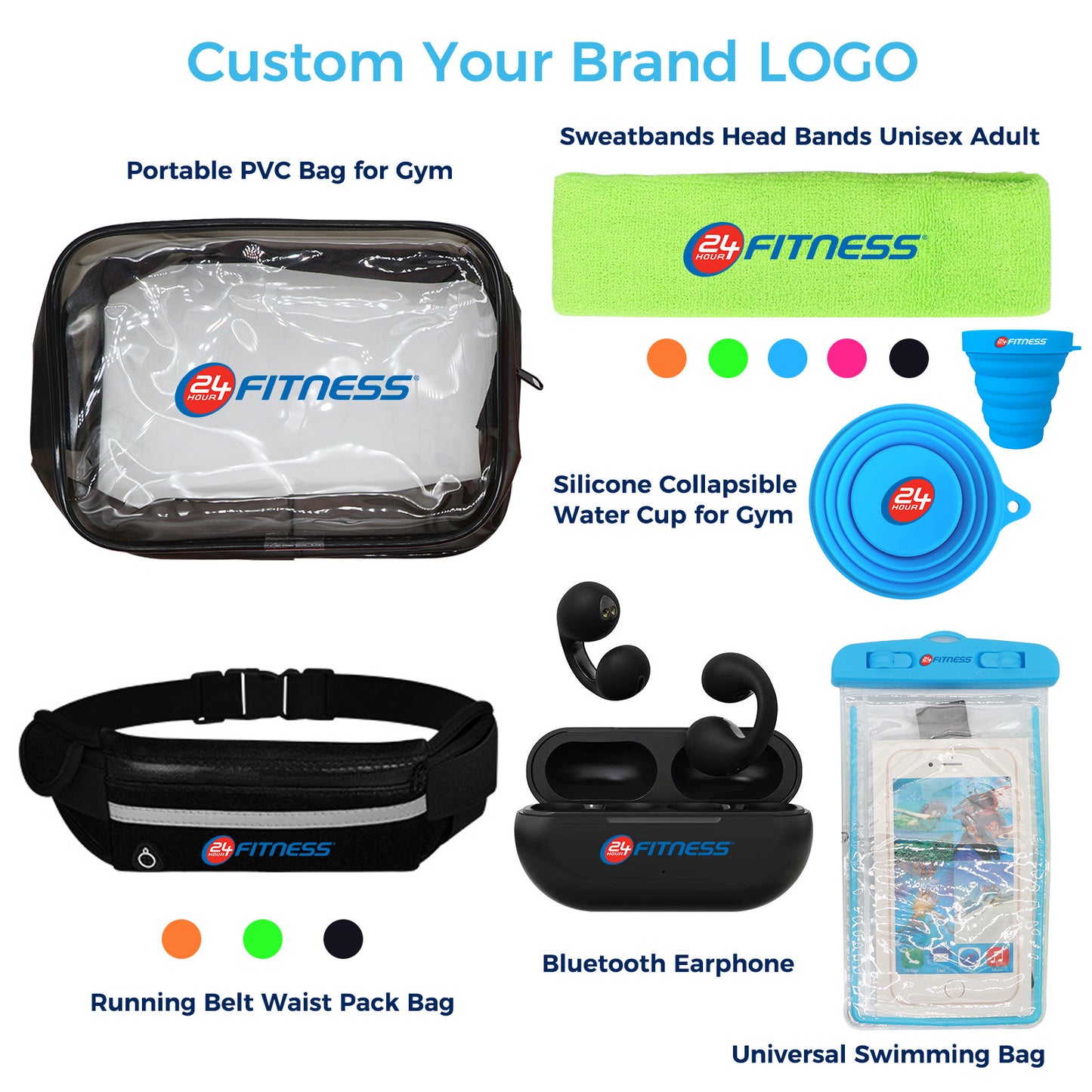 Active Gift Set: Headset, Waterproof Bag & Fitness Gear