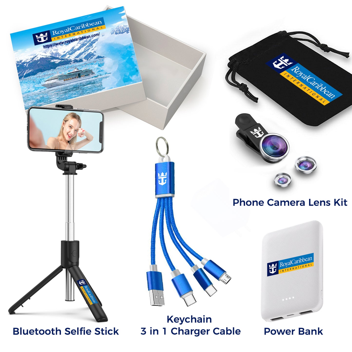 Photography Gift Set: Power Bank & Phone Lens Kit