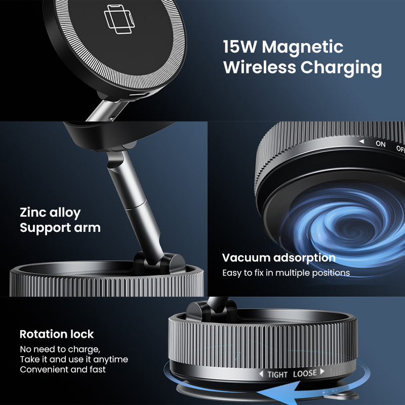 Foldable Magnetic Wireless Car Charger