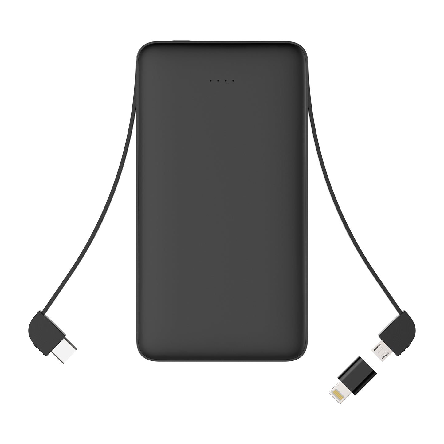 Amazon new trending 10,000 mAh portable power bank with integrated cables