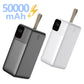 30,000mAh 50,000mAh fast charging power bank large capacity for outdoor travel