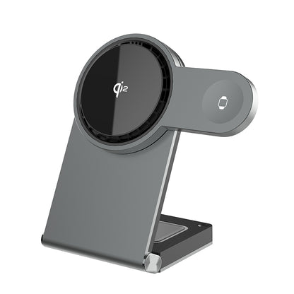 Qi2 Certified 3-in-1 Foldable Wireless Charger
