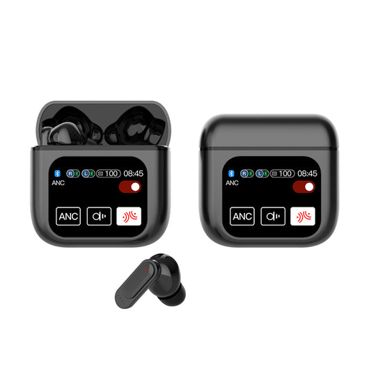 ANC ENC Wireless Earbuds LED Touch Screen