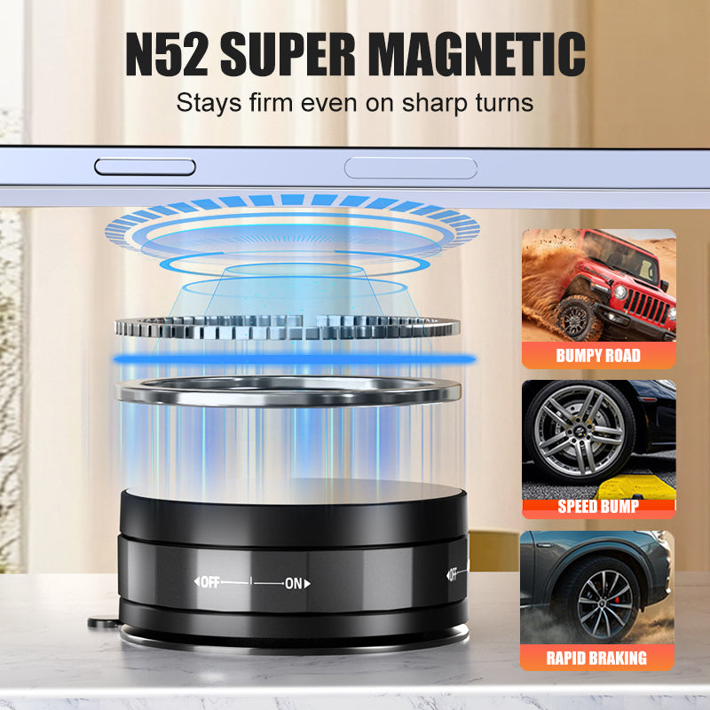 Vacuum Magnetic Phone Holder for Cars