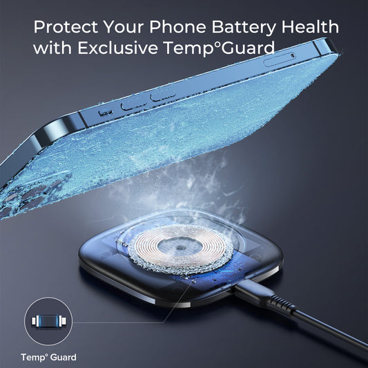 15W Square Wireless Charger Pad