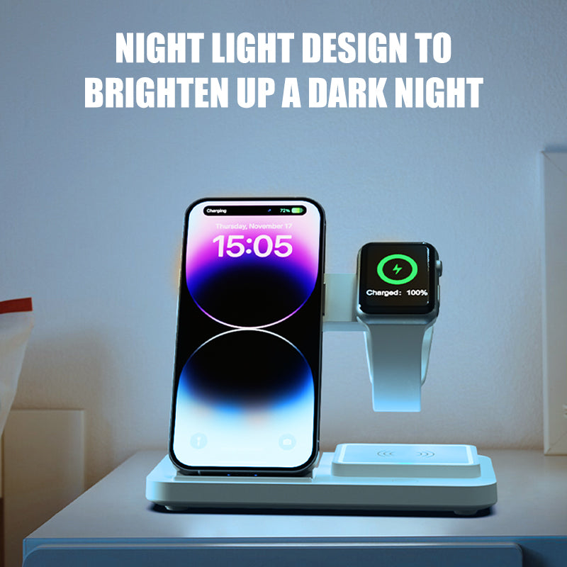 3-in-1 15W Foldable Wireless Charger