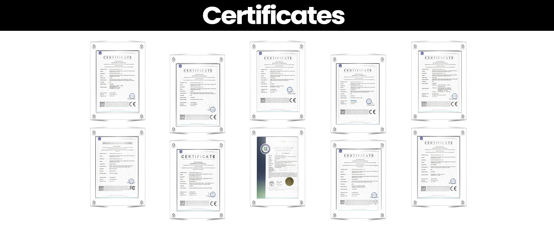 ce rohs pse fcc certificates for  consumer electronics manufacturers